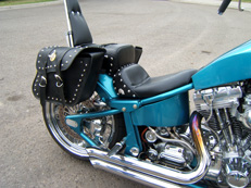 Customized motorcycle seat