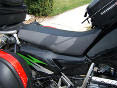 Gel pad motorcycle seats