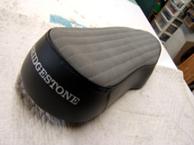 Vintage Bridgestone Motorcycle seat